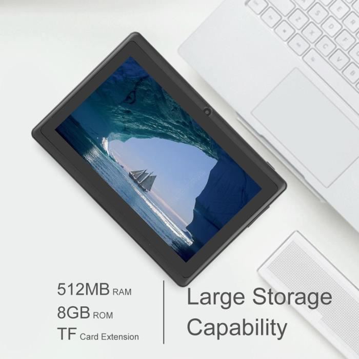 7 HD Mini tablette PC compacte 8G ROM Quad-Core3