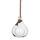 Vase suspendu en verre SIL - H 25 x D 20 cm