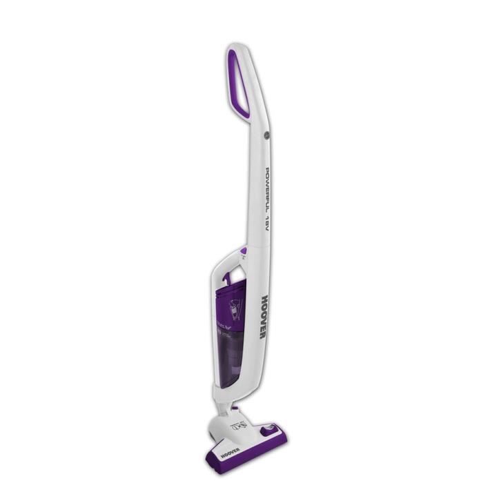 HOOVER FJ180WV2 Aspirateur balai sans sac - 18V - 700 ml - Blanc
