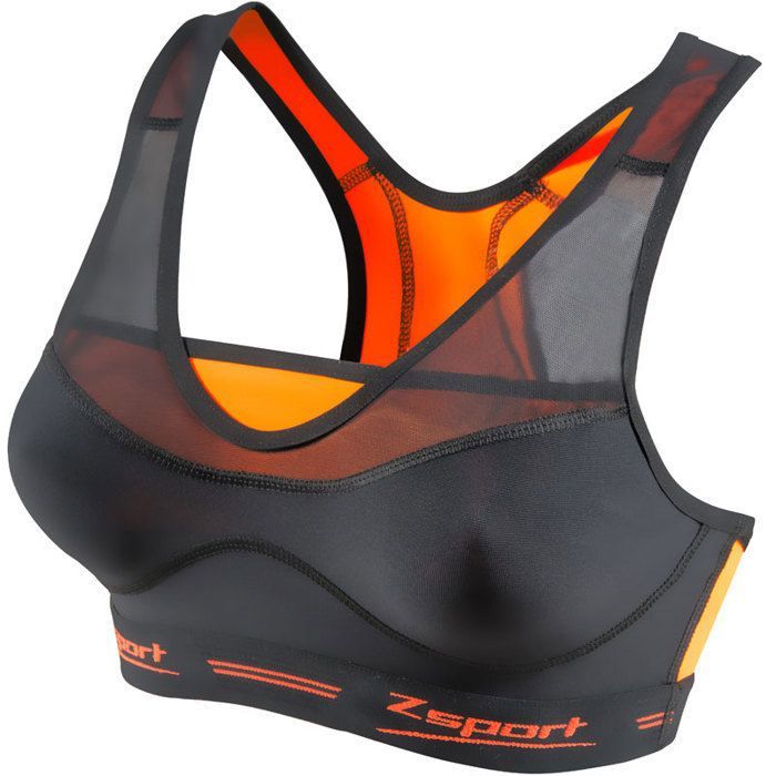 ZSPORT Brassière de sport Virtuosity - Noir / Orange