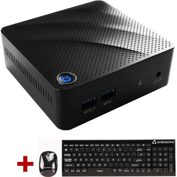 Mini Tour ORDISSIMO sénior avec clavier simplifié et souris - 6 GHz - RAm 2 Go - 4 x USB 2.0 - Sans moniteur
