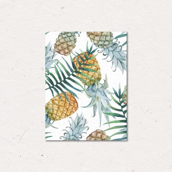 (Avec cadre intérieur) Ananas Style nordique Art Toile ...