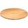 Plateau de table rond en bois