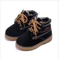 BOTTINE Hiver Enfant Classique Cuir Bottes de neige Haut q BOTTINE Hiver Enfant Classique Cuir Bottes de neige Haut q