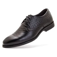 DERBY Chaussures de ville pointu homme business vernis e DERBY Chaussures de ville pointu homme business vernis e