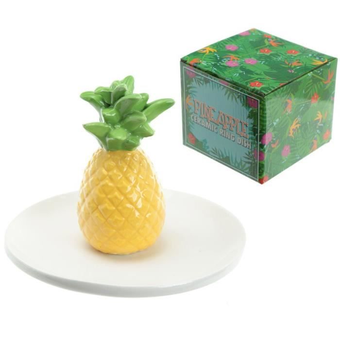 Porte-bijoux et bagues de décoration - Ananas