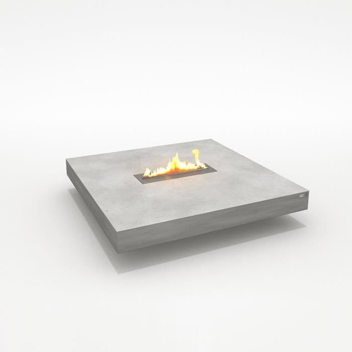 cheminee ethanol table basse