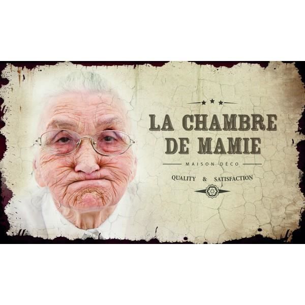 Plaque de Porte La Chambre de Mamie - Class Déco - Achat ...