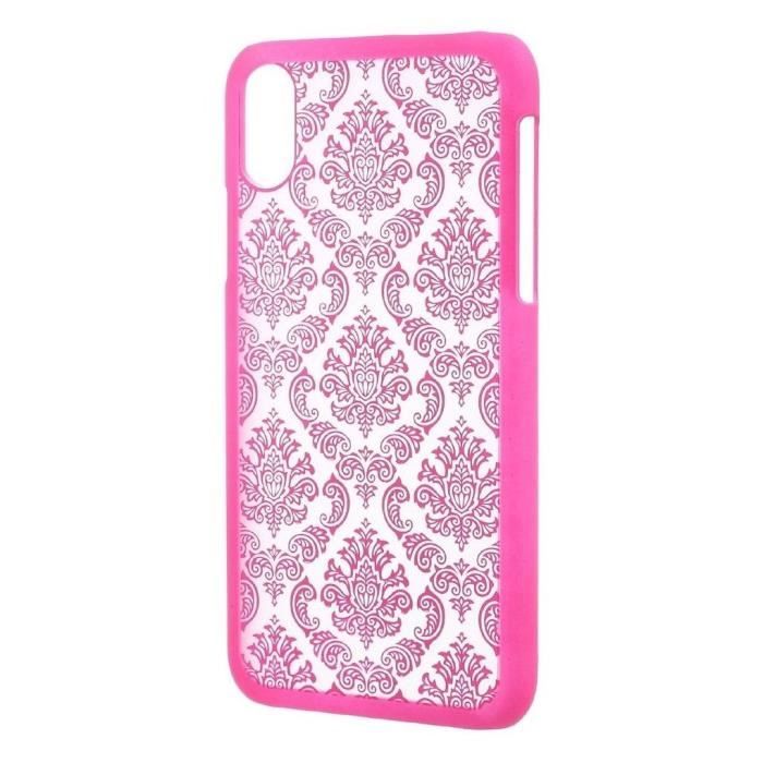 Coque iPhone X Damas, Transparent, Protection2