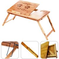 SUPPORT PC ET TABLETTE Table Portable pour Ordinateur, Plateau de Lit Pli SUPPORT PC ET TABLETTE Table Portable pour Ordinateur, Plateau de Lit Pli