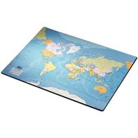 SOUS-MAIN Sous main souple carte du monde 40x53cm SOUS-MAIN Sous main souple carte du monde 40x53cm