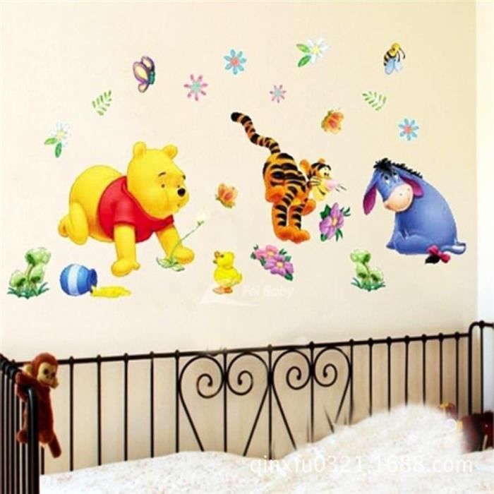 Winnie l\'ourson Arbre Dessins Animés Animal Mur Autocollants Pour ... Winnie l\'ourson Arbre Dessins Animés Animal Mur Autocollants Pour ...