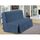 Housse de fauteuil - canapé bleu