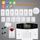 Incosky Pack alarme Maison Sans Fil 2.5'' LCD Focn