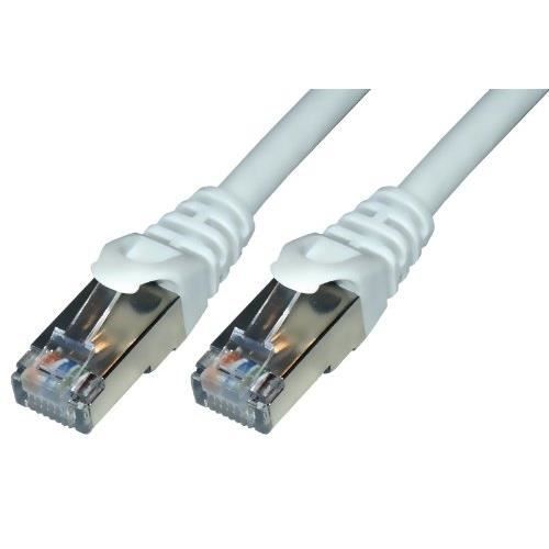 MCL Cordon de brassage - RJ45 CAT 6 S/FTP - 3 m - Gris