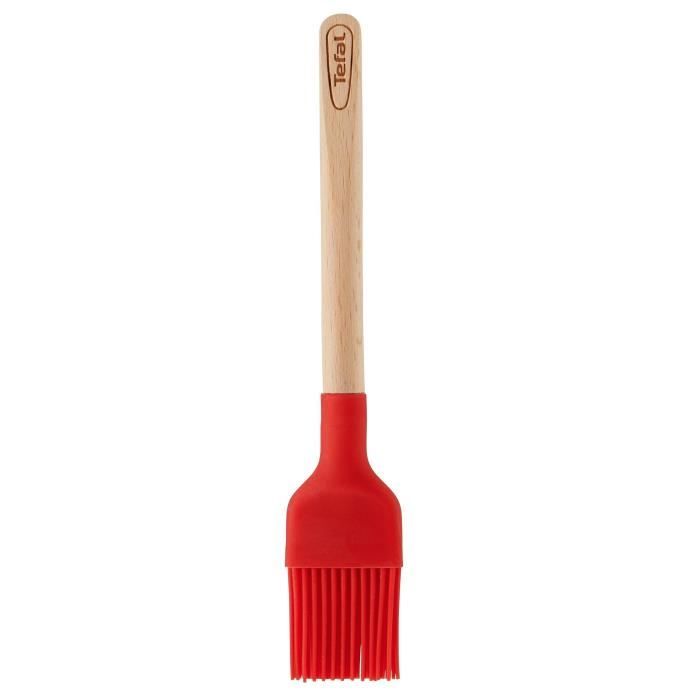 TEFAL Pinceau - Bois hêtre et silicone platinium - 18,5 cm