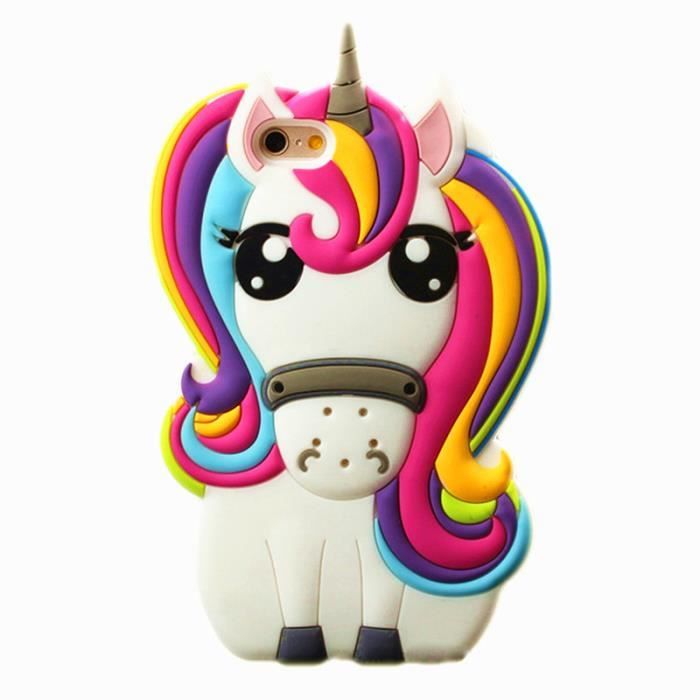 coque iphone 5 licorne 3d