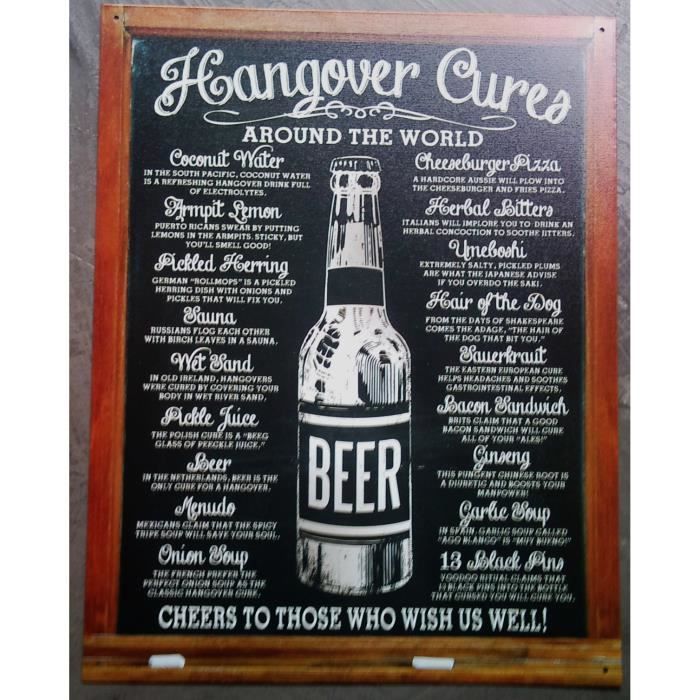 Plaque publicitaire beer biere tole facon ardoise - Achat ...