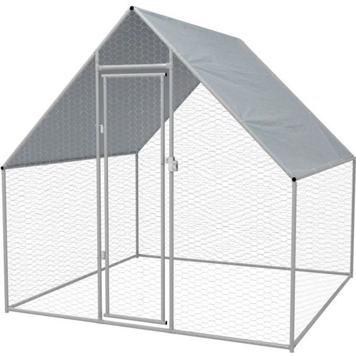 Haute Qualité Magnifique Economique Cage Extérieure Pour Poulets Acier Galvanisé 2 X 2 X 2 M