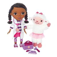 POUPÉE DOCTEUR LA PELUCHE Poupée 30cm et Peluche Caline POUPÉE DOCTEUR LA PELUCHE Poupée 30cm et Peluche Caline