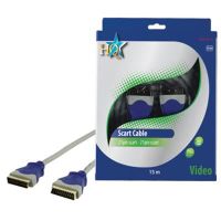 CÂBLE AUDIO VIDÉO Cable peritel 15m haute qualite 21 broches plaque CÂBLE AUDIO VIDÉO Cable peritel 15m haute qualite 21 broches plaque