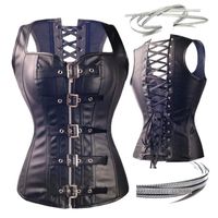BUSTIER - CORSET SHELOVEIT® Corset Femmes Noir Slim Cour Sexy Avec BUSTIER - CORSET SHELOVEIT® Corset Femmes Noir Slim Cour Sexy Avec