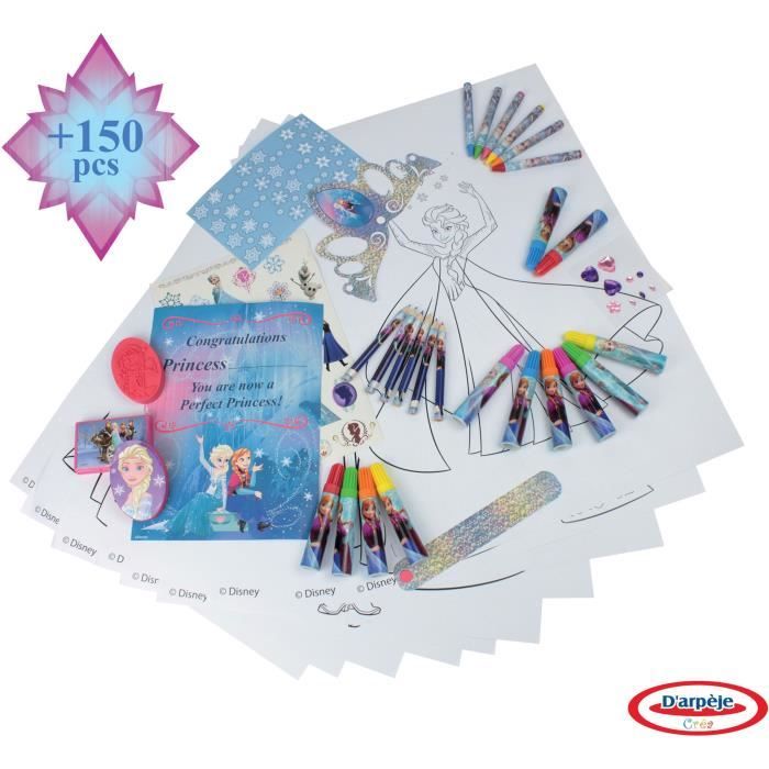 FROZEN - Activitube 150 Pièces - Coloriage - Couronne - Strass