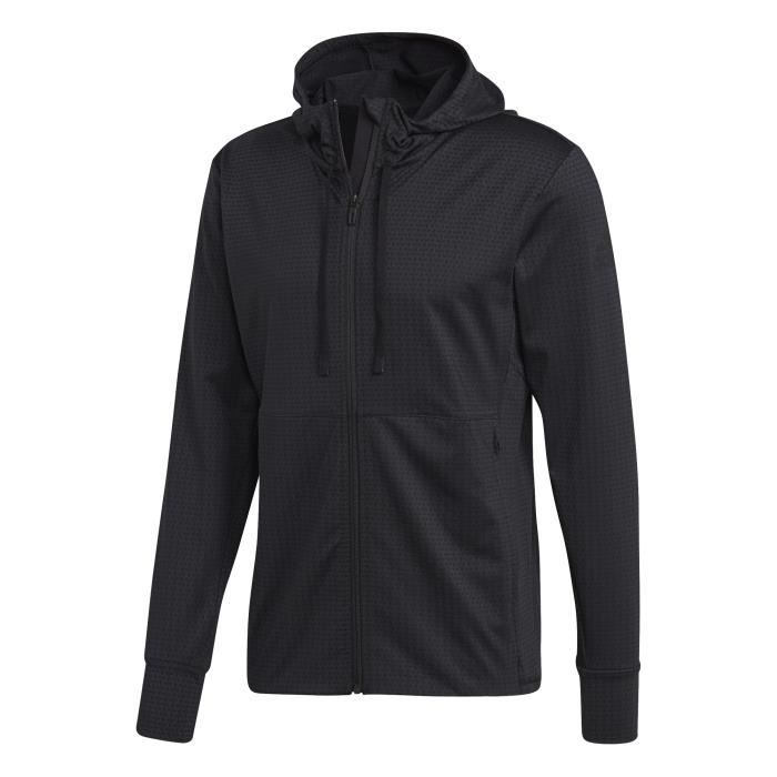 ADIDAS Sweat-shirt Multisport Wo FZ Hoddy - Homme - Noir