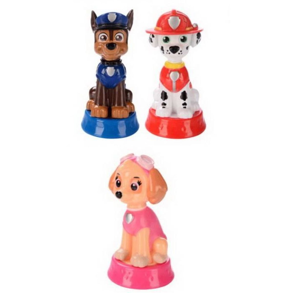 12 Mini Figurines Pat’Patrouille Pour Gâteau D’Anniversaire – Décorations Patrouille Canine PVC Colorées