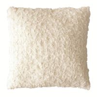 COUSSIN Coussin déco 40x40 fourrure synthétique naturel COUSSIN Coussin déco 40x40 fourrure synthétique naturel