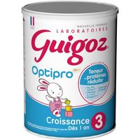 LAIT BÉBÉ GUIGOZ Optipro Lait de croissance en poudre - 900 LAIT BÉBÉ GUIGOZ Optipro Lait de croissance en poudre - 900
