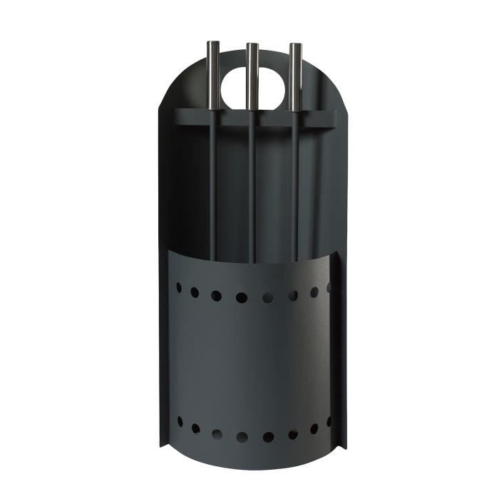 Serviteur Rondo Gris avec 4 accessoires