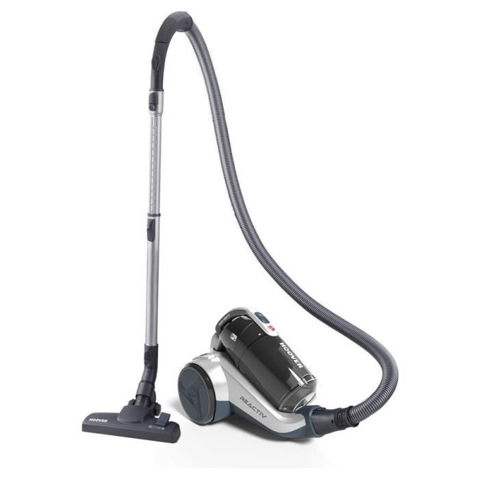 HOOVER - RC51PET ASPIRATEUR TRAINEAU SANS SAC - A+AAA / 75dB / 2L Cyclonique / 8m / EPA 12 lavable / Parquet, MiniTurbo / Ions d'a