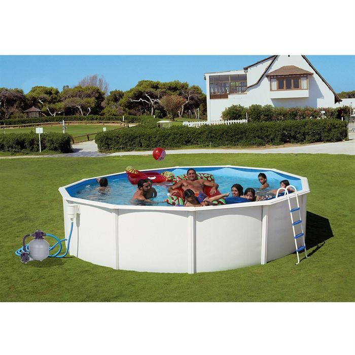 Piscine hors sol Ronde Canarias D 6.40m H1.20m