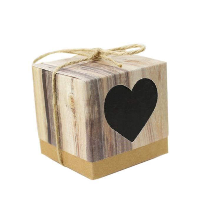 Wtx70405484a 50pcs Mariage Favor Faveur Doux Gateau Cadeaux