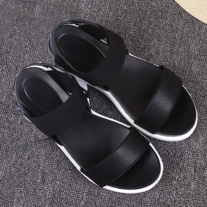 toe Dames Sandales Spartiates Femmes Chaussures D'été Bas Des Tongs Peep ASqOX8w