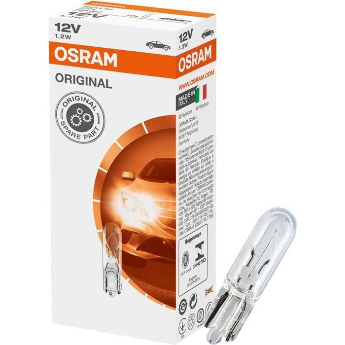 Ampoule 12V 2.3W T5 W2x4.6D - Pour Tableau De Bord Auto/Moto - Éclairage Intérieur
