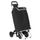 Chariot de courses 4 roues - Caddie stable - Noir