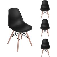 CHAISE Dora Household Lot de 4 Chaise de Salle à Manger C CHAISE Dora Household Lot de 4 Chaise de Salle à Manger C