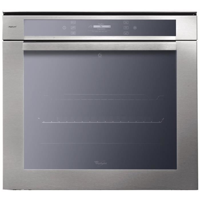 WHIRLPOOL AKZM6690IXL - Four électrique encastrable - Chaleur pulsée - 73 L - Pyrolyse - Inox
