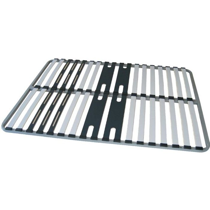 sommier cadre lattes morphologiques 140 x 190 : - achat / vente