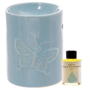 Achat Parfumée Papillon Vente Bleu Et Huile Coffret Brûleur LqSc3ARj45