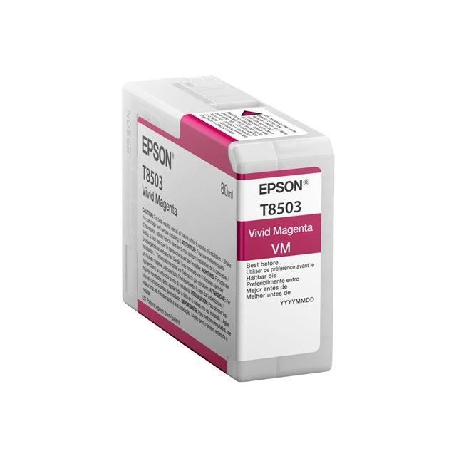 EPSON Pack de 1 Cartouche T850300 UltraChrome HD - Magenta - 80ml