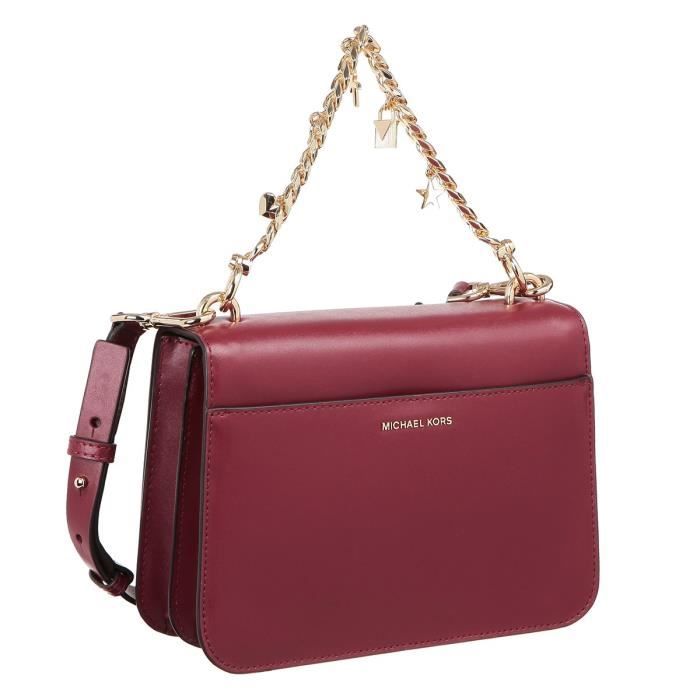 MICHAEL KORS Sac petit MOTT 30F7GOXL3L LG CHARM SWAG SHLDR GRANAT Femme