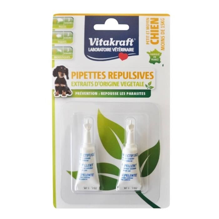 VITALKRAFT Pipette répulsive - Chien moyen - 4 ml