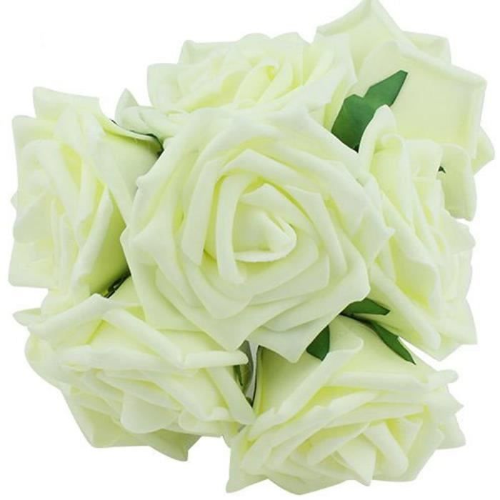 fleurs rose mariée bouquets de mariage (ivoire, 20pcs)cd-311 - achat