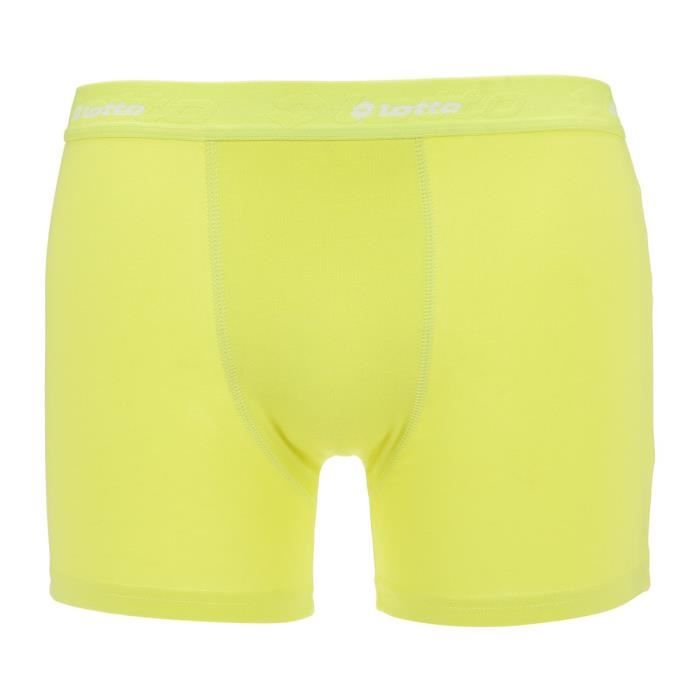 LOTTO Boxer Vert lime et Blanc Homme