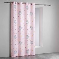 RIDEAU Rideau a oeillets 140 x 260 cm polyester imprime L RIDEAU Rideau a oeillets 140 x 260 cm polyester imprime L