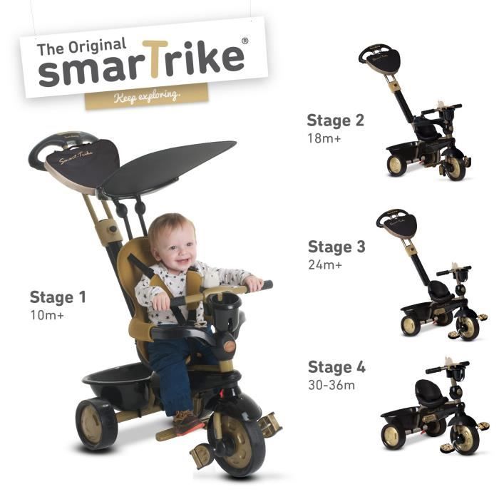 SMART TRIKE Tricycle Dream 4 en 1 - Noir - Prix pas cher ...