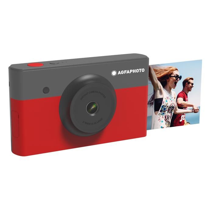 AGFA AMS23RD Mini Appareil photo imprimante 2en1 - 2*3\